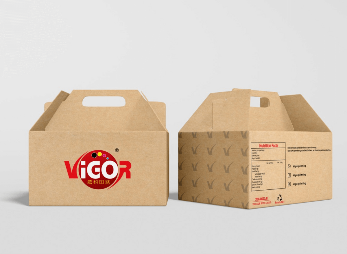 Vigor Printing website design by TREEY